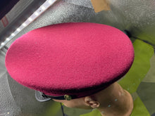 Load image into Gallery viewer, Original British Army Kings Royal Hussars Peaked Cap with Badge - Size 54cm - The Militaria Shop