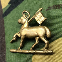 Load image into Gallery viewer, Original WW1 British Army Collar Badge - Queen's Royal Regiment (West Surrey) - The Militaria Shop