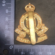 Load image into Gallery viewer, Original WW2 British Army Cap Badge - Royal Army Ordnance Corps - The Militaria Shop