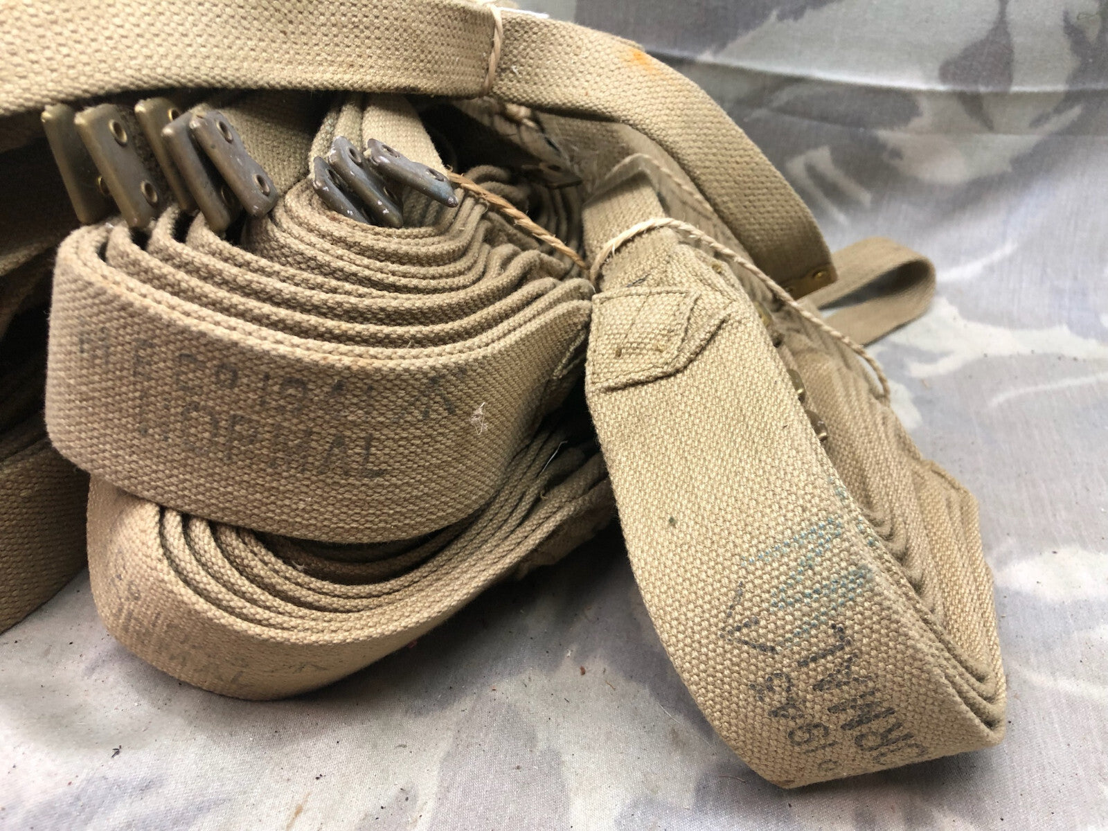 Original WW2 Dated British Army 37 Pattern Shoulder Strap - New Old Stock - The Militaria Shop