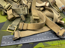 Load image into Gallery viewer, Single Original WW2 British Army 37 Pattern Auxiliary Equipment Strap - The Militaria Shop