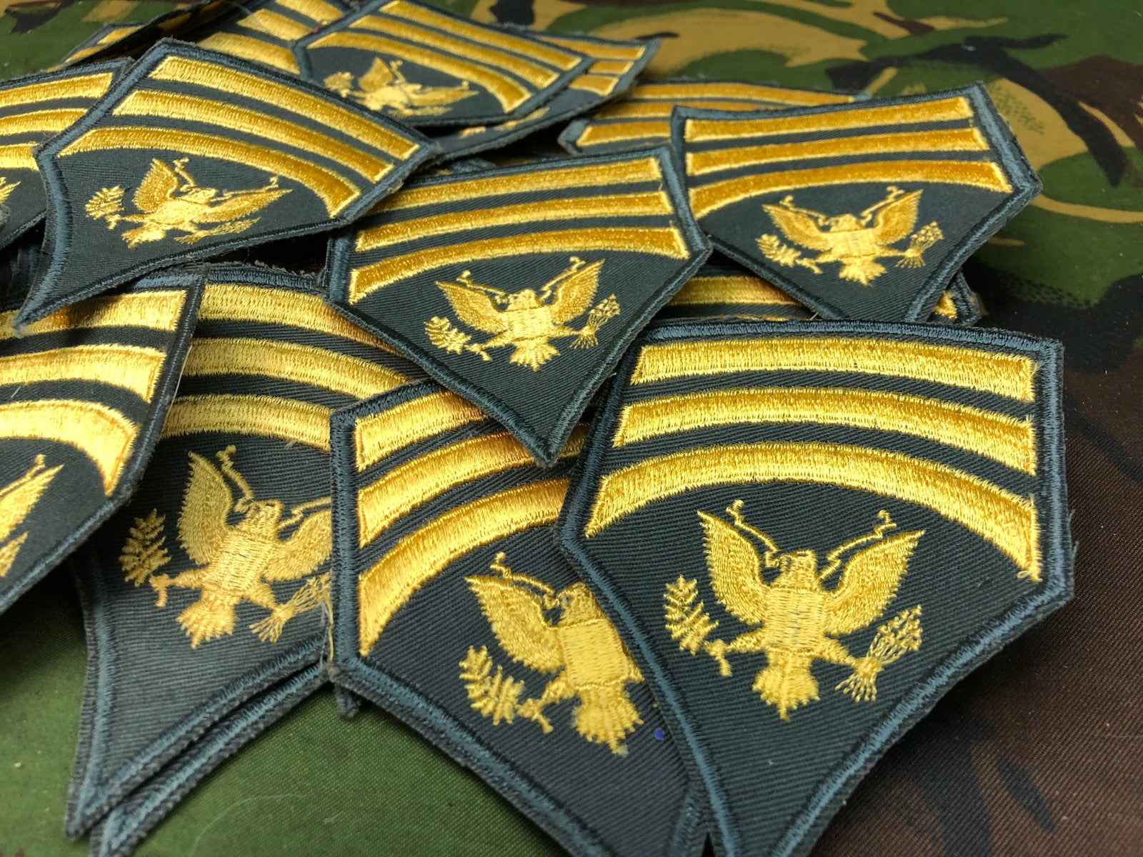 Original US Specialist E-7 Rank Patch Badge - The Militaria Shop