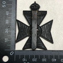 Load image into Gallery viewer, Original WW1 British Army King's Royal Rifle Corps Cap Badge - The Militaria Shop
