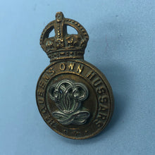 Load image into Gallery viewer, Genuine British Army 7th Queen's Own Hussars Collar Badge - The Militaria Shop