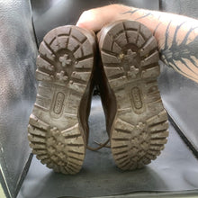 Charger l'image dans la galerie, British Army Surplus Brown Leather YDS Combat Patrol Boots - Size UK 9 M - The Militaria Shop