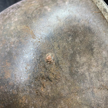 Load image into Gallery viewer, Original British/Canadian Army WW2 Mk3 Turtle High Rivet Combat Steel Helmet - The Militaria Shop