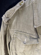 Load image into Gallery viewer, Original British Army Drill Denim Battledress Blouse - The Militaria Shop