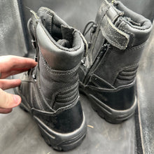 Load image into Gallery viewer, Army Black Leather High Top BATES Combat Boots - Size EU 37 - UK 3 - The Militaria Shop