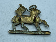Load image into Gallery viewer, Original WW1 / WW2 British Army Queens Royal West Surrey Regiment Collar Badge - The Militaria Shop