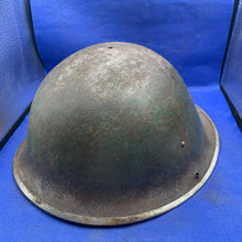 Load image into Gallery viewer, Original WW2 Mk3 Canadian / British Army Turtle Helmet High Rivet - The Militaria Shop