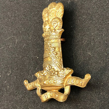 Load image into Gallery viewer, Genuine WW2 British Army Brass Cap Badge - 11th Hussars - The Militaria Shop