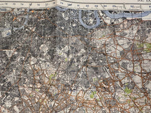Load image into Gallery viewer, Original WW2 British Army GSGS OS Map of England - S.E London & Sevenoaks - The Militaria Shop