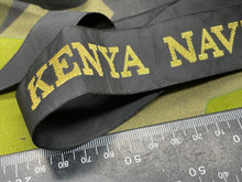 Lade das Bild in den Galerie-Viewer, British Royal Navy Cap Tally for the Kenya Navy - The Militaria Shop