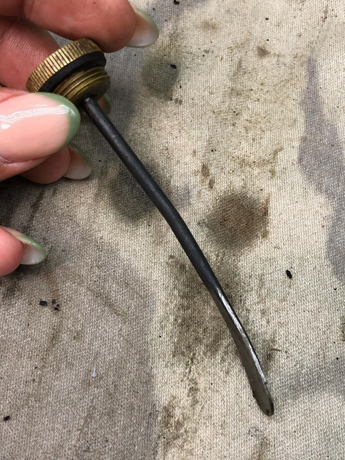 Original WW1 British Army SMLE Enfield Brass Oil Bottle - P-H Maker Marked - The Militaria Shop