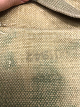 Load image into Gallery viewer, Original WW2 British Army 37 Pattern Large Pack & Strap - Indian Made Bag 1942 - The Militaria Shop