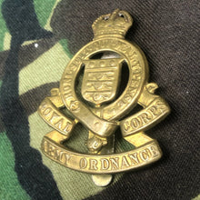 Load image into Gallery viewer, Original WW2 British Army Cap Badge - Royal Army Ordnance Corps RAOC - The Militaria Shop