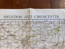 Load image into Gallery viewer, Original WW2 British Army GSGS OS Map England - Swindon & Cirencester - The Militaria Shop