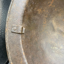 Load image into Gallery viewer, Original British Army WW2 Rolled Edge Mk2 Combat Helmet - The Militaria Shop