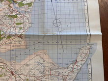 Load image into Gallery viewer, Original WW2 British Army GSGS Map of Scotland - Dornoch - The Militaria Shop