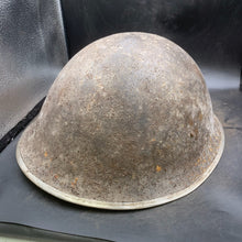 Load image into Gallery viewer, Original WW2 British/Canadian Army Mk3 Turtle Combat Helmet - The Militaria Shop