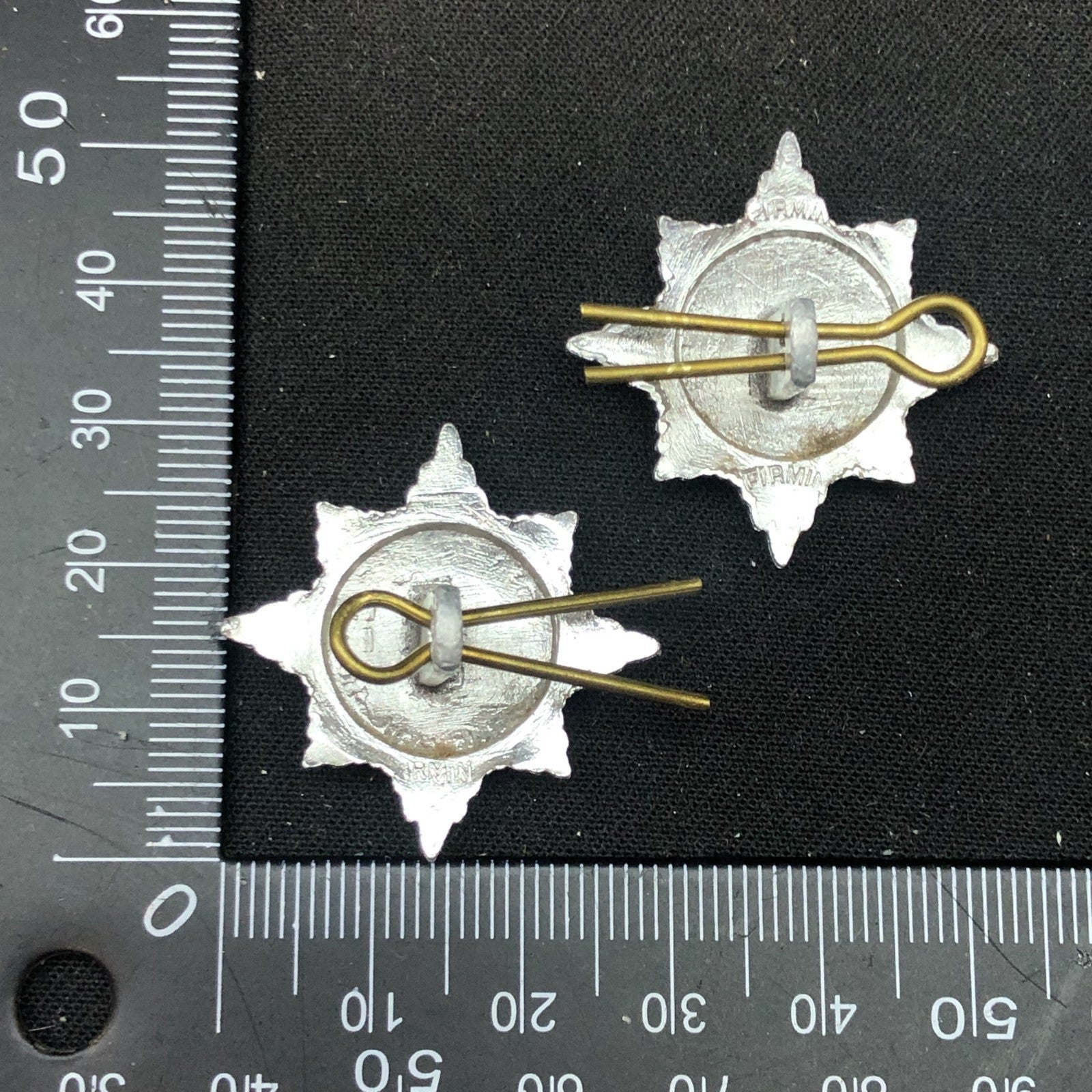 Original British Collar Badge Pair - Royal Dragoon Guards - The Militaria Shop
