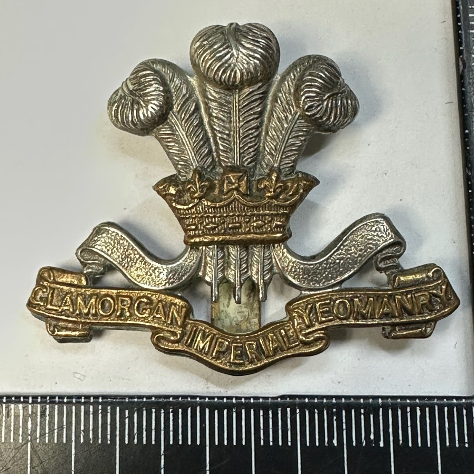 Glamorgan Yeomanry - Original WW2 British Army Cap Badge – The