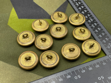 Lade das Bild in den Galerie-Viewer, Original Canadian Army - Canada Militia Regimental Tunic Buttons - Large Group - The Militaria Shop