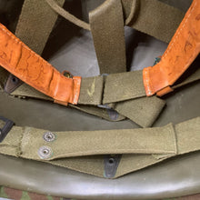 Load image into Gallery viewer, Genuine Dutch Army M53 Euroclone of US M1 Camouflaged Helmet & Liner Set - The Militaria Shop