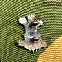 Load image into Gallery viewer, Original WW1 British Army Collar Badge - Prince of Wales's Leinster Regiment - The Militaria Shop
