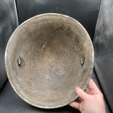 Charger l'image dans la galerie, Original British/Canadian Army WW2 Mk3 Turtle High Rivet Combat Steel Helmet - The Militaria Shop