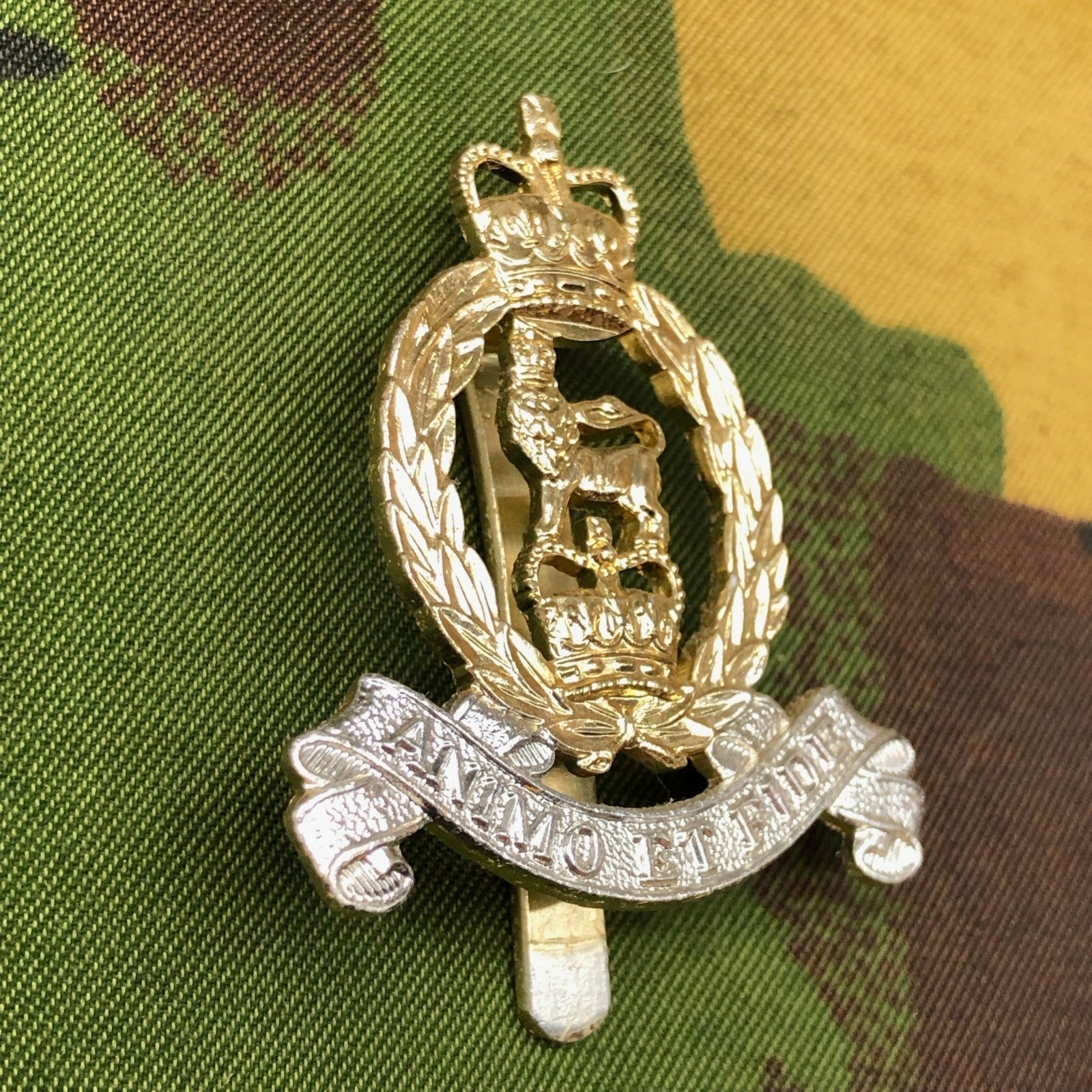 Original British Staybrite Army Cap Badge - Adjutant General's Corps - The Militaria Shop