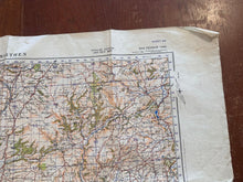 Load image into Gallery viewer, Original WW2 British Army OS Map of Great Britain - Carmarthen - The Militaria Shop