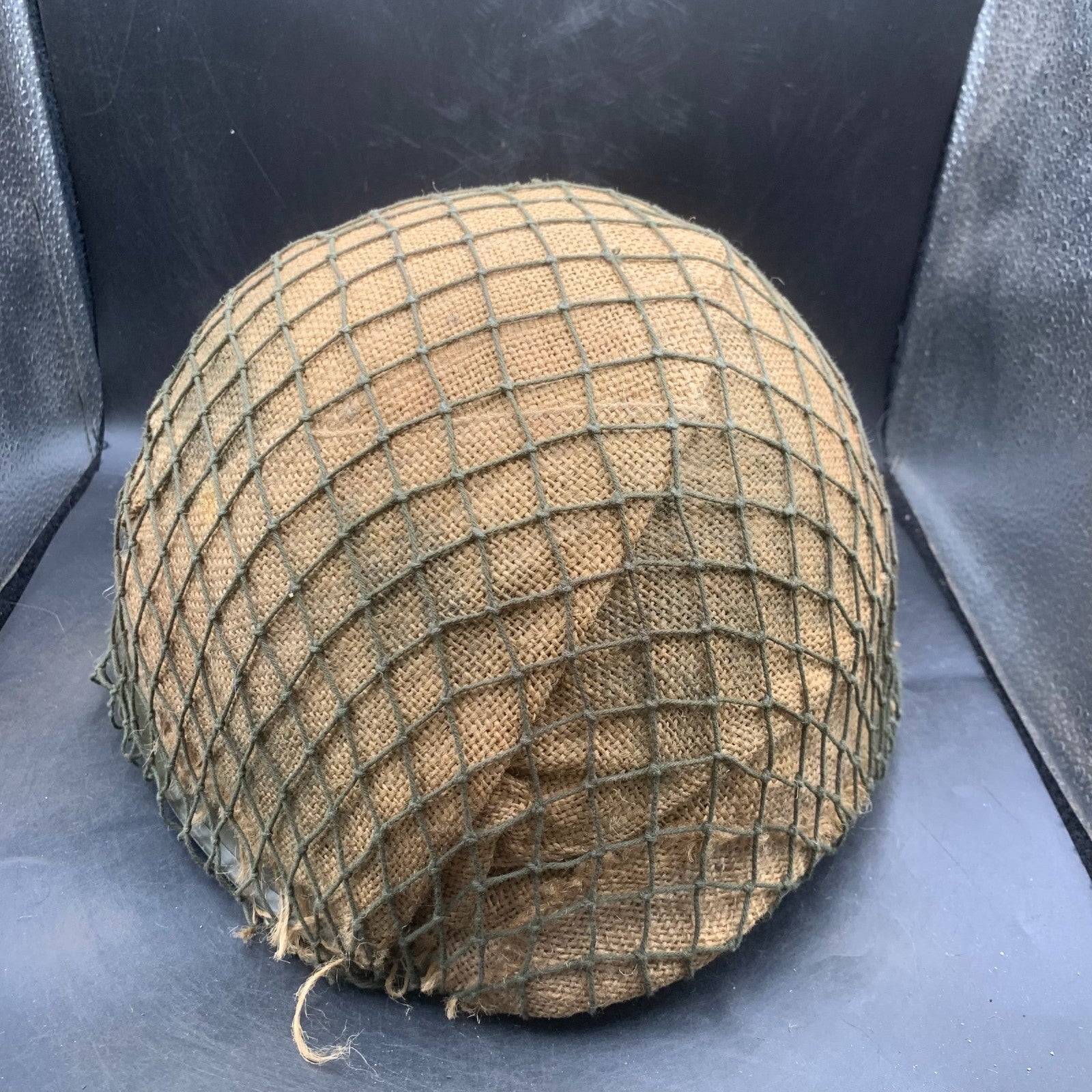 Genuine Dutch Army M53 Euroclone of US M1 Camouflaged Helmet & Liner Set - The Militaria Shop