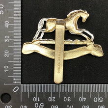Load image into Gallery viewer, Genuine British Army Cap Badge - Queen's Own Hussars - The Militaria Shop