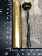 Charger l'image dans la galerie, Original WW2 British Army SMLE Lee Enfield Brass Oil Bottle - Well Cleaned - The Militaria Shop