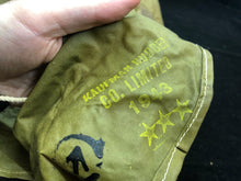 Load image into Gallery viewer, Original WW2 Canadian Army Camouflaged Smock Anti-Gas Hood - The Militaria Shop