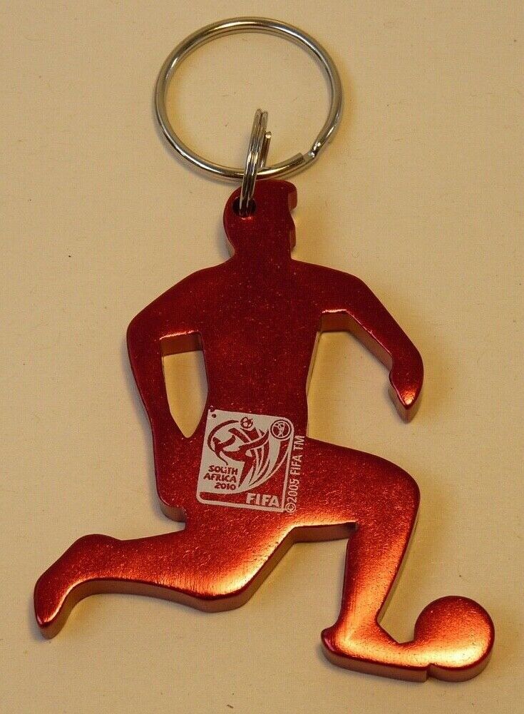 FIFA Football World Cup South Africa 2010 Coca Cola Keyring Bottle Opener - The Militaria Shop