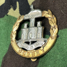 Load image into Gallery viewer, Original British Army Dorset Regiment Cap Badge - The Militaria Shop