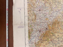 Load image into Gallery viewer, Original WW2 British Army RAF Navy Base Map of England - The Midlands Birmingham - The Militaria Shop