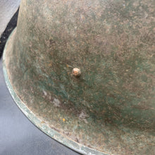 Load image into Gallery viewer, Original WW2 British/Canadian Army Mk3 Turtle Combat Helmet - The Militaria Shop
