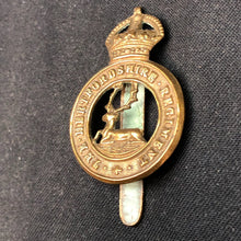 Load image into Gallery viewer, Original WW1 British Army Cap Badge - Hertfordshire Regiment - The Militaria Shop