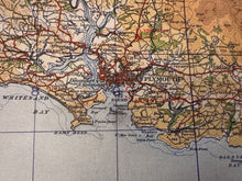 Load image into Gallery viewer, Original WW2 British Army RAF Navy Base Map of England - Devon - Plymouth - The Militaria Shop