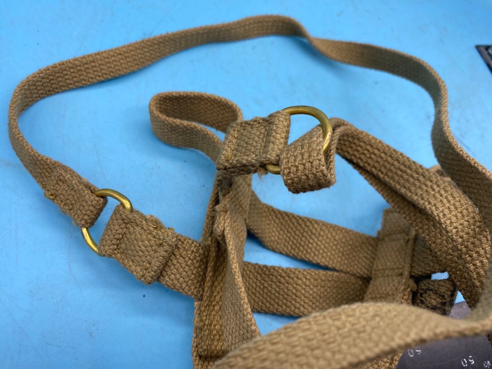 Original British Army 37 Pattern Webbing - Cavalry Pattern Waterbottle Carrier - The Militaria Shop