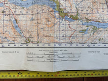Load image into Gallery viewer, Original WW2 British Army OS Map of Scotland - Lock Katrine & Lock Earn - The Militaria Shop