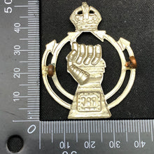 Load image into Gallery viewer, Original British Army Cap Badge - Royal Armoured Corps - The Militaria Shop