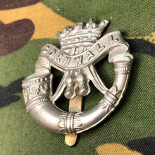 Load image into Gallery viewer, Original WW2 British Cap Badge - Duke of Cornwall's Light Infantry - The Militaria Shop