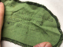 Charger l'image dans la galerie, Original US Army Vietnam War Era M1 Camo Helmet Cover - Local Find - Combat Worn - The Militaria Shop