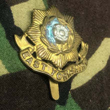 Load image into Gallery viewer, Original WW2 British Army Cap Badge - East Yorkshire Regiment - The Militaria Shop