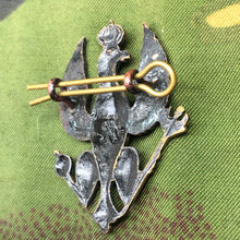 Load image into Gallery viewer, Original WW2 British Army Cap Badge - King's Royal Hussars - The Militaria Shop