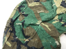 Load image into Gallery viewer, Original US Army Vietnam War Era M1 Camo Helmet Cover - Local Find - Combat Worn - The Militaria Shop